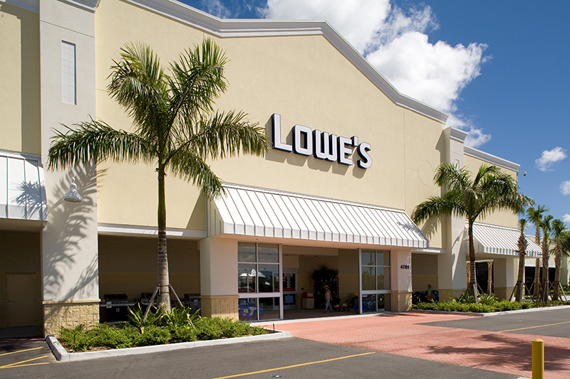 LOWE’S HOME IMPROVEMENT – 50 STORES